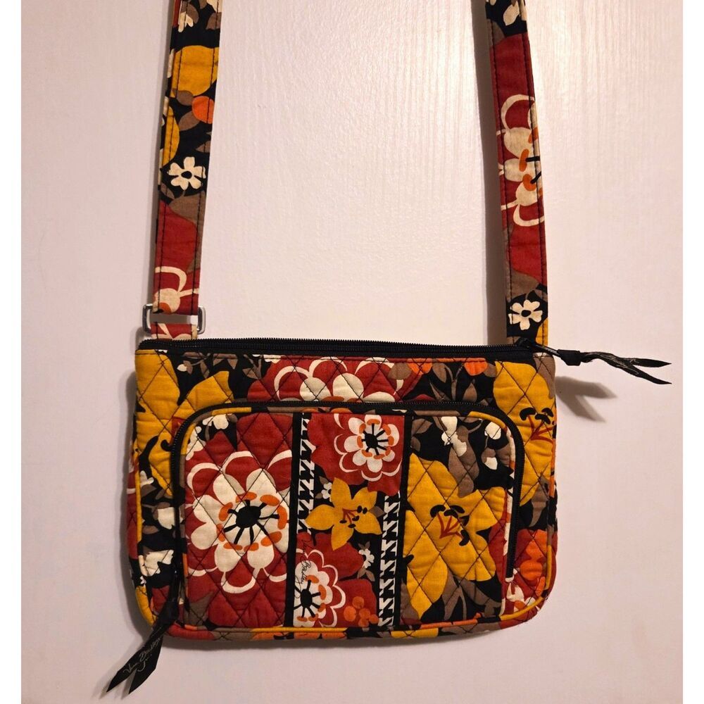 Vera Bradley Small Harwick Messenger Bittersweet Crossbody